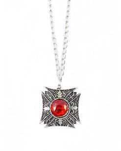 Classic Red Stone Necklace