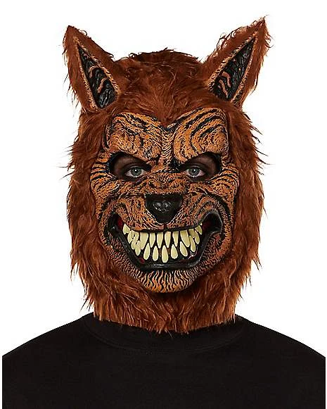 Animotion Brown Werewolf Full Mask 2 Animotion Brown Werewolf Full Mask - Image 2