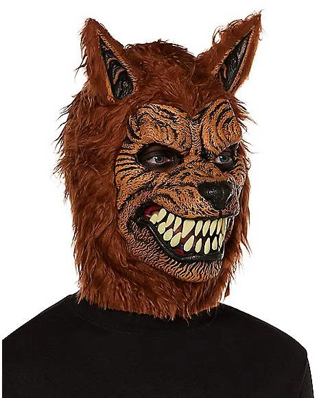 Animotion Brown Werewolf Full Mask 3 Animotion Brown Werewolf Full Mask - Image 3