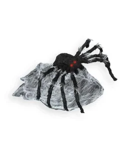 21 Inch LED Black Jumping Spider Animatronic -Online Halloween Decoration 01116706 c