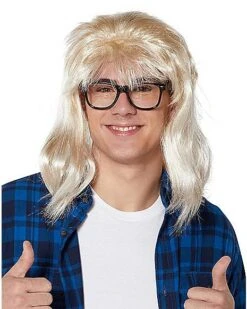 Garth Alger Wig And Glasses - Saturday Night Live