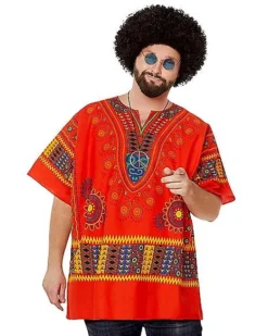 Adult Hippie Shirt Costume -Online Halloween Decoration 01252329 f