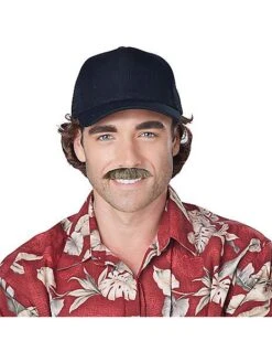 The Magnum Brown Mustache