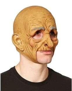 Chinless Old Man Half Mask 6 Chinless Old Man Half Mask -Online Halloween Decoration 01271469 c