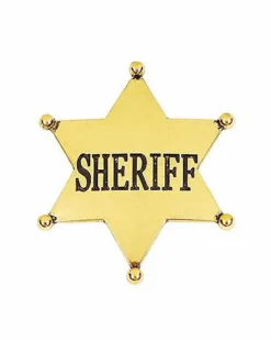 Western Sheriff Gold Badge