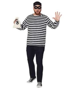 Adult Burglar Costume -Online Halloween Decoration 01297035 a