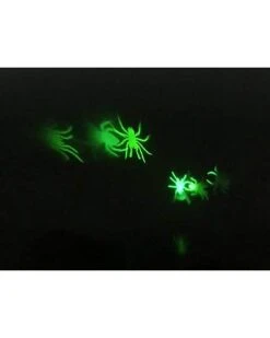 Whirl-A-Motion LED Green Spiders Projection Spot Light -Online Halloween Decoration 01306455 AVS