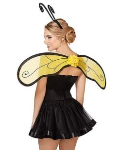 Bumble Bee Wing And Headband Set
