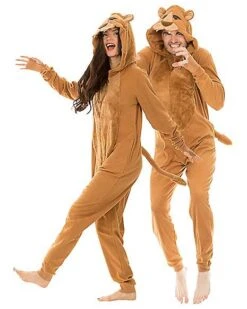 Online Halloween Decoration 45 Adult Lion Union Suit