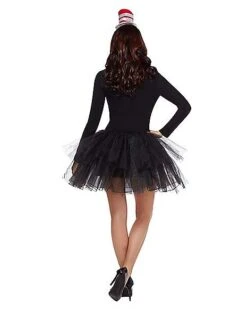 Adult Cat In The Hat Tutu Dress - Dr. Seuss -Online Halloween Decoration 01333194 c