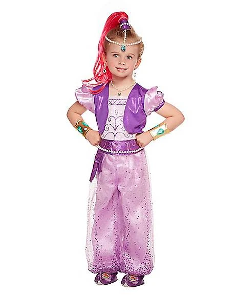 Toddler Shimmer Costume Deluxe - Shimmer And Shine 1 Toddler Shimmer Costume Deluxe - Shimmer And Shine