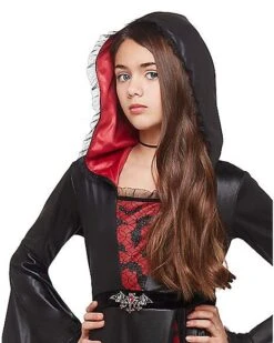 Kids Bat Vampiress Costume -Online Halloween Decoration 01345099 d