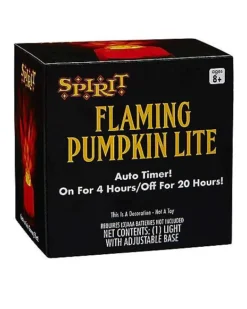 Flaming Pumpkin Lite -Online Halloween Decoration 01369958 c