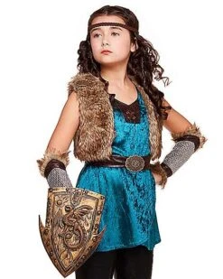 Kids Woodland Warrior Costume -Online Halloween Decoration 01374842 c