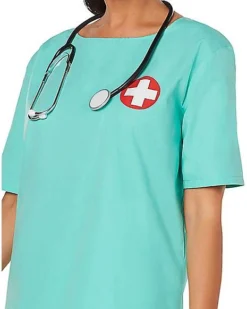 Adult ER Surgeon Costume -Online Halloween Decoration 01385145 e