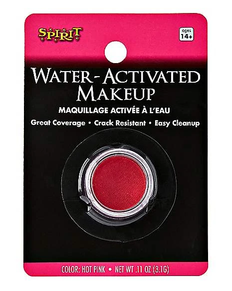 Hot Pink Water Activated Makeup 1 Hot Pink Water Activated Makeup