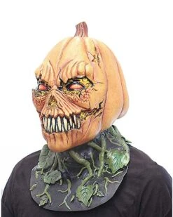 Possessed Pumpkin Full Mask -Online Halloween Decoration 01390087 c