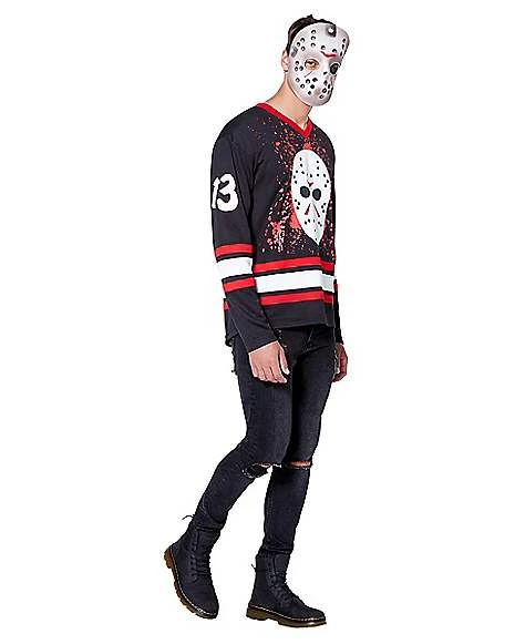 Jason Voorhees Hockey Jersey - Friday The 13th 4 Jason Voorhees Hockey Jersey - Friday The 13th - Image 4