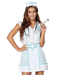 Adult Nurse B. Fierce Costume -Online Halloween Decoration 01424811 c