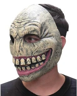 Smiley Half Mask 6 Smiley Half Mask -Online Halloween Decoration 01429158 c