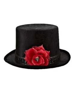 Sugar Skull Top Hat 8 Sugar Skull Top Hat -Online Halloween Decoration 01433754 d