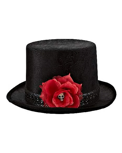 Sugar Skull Top Hat 4 Sugar Skull Top Hat - Image 4