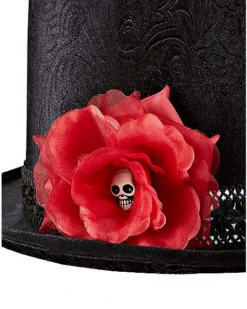 Sugar Skull Top Hat 9 Sugar Skull Top Hat -Online Halloween Decoration 01433754 e