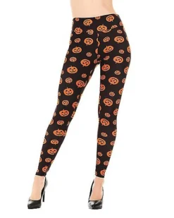 Pumpkin Leggings -Online Halloween Decoration 01434281 a
