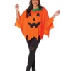 Adult Pumpkin Poncho