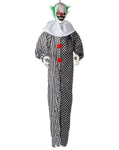 6 Ft Animated Hanging Clown Decoration