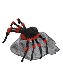 21 Inch LED Red And Black Jumping Spider Animatronic -Online Halloween Decoration 01463447 e