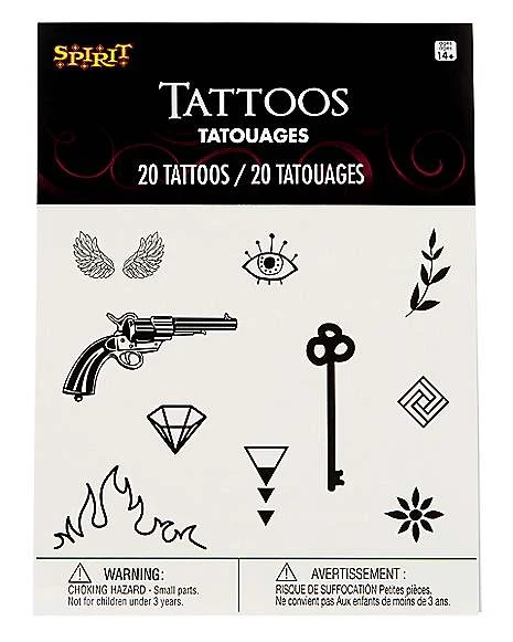 Mini Temporary Tattoos - 20 Pack 4 Mini Temporary Tattoos - 20 Pack - Image 4