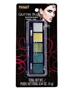 Green Glitter Palette - 5 Count -Online Halloween Decoration 01474287 c