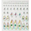 Clear Press On Gem Stones 65 Piece Set