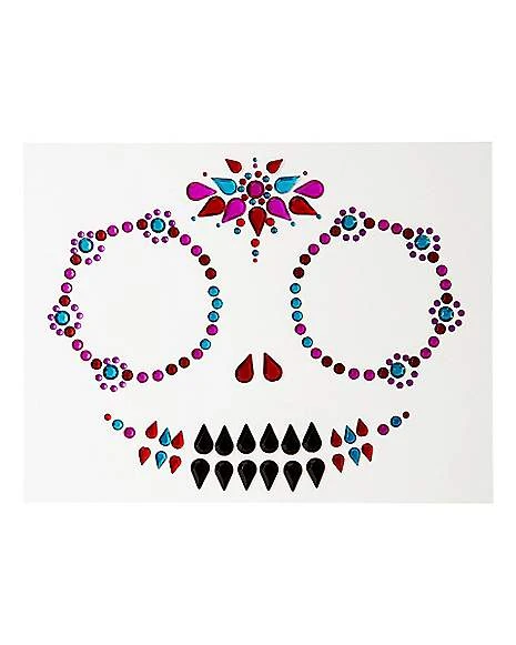 Sugar Skull Face Decal 1 Sugar Skull Face Decal