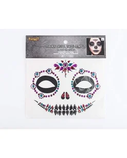 Sugar Skull Face Decal 7 Sugar Skull Face Decal -Online Halloween Decoration 01474741 d