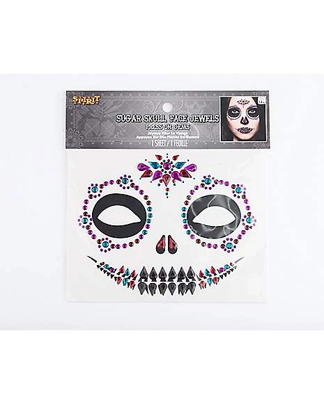 Sugar Skull Face Decal 4 Sugar Skull Face Decal - Image 4
