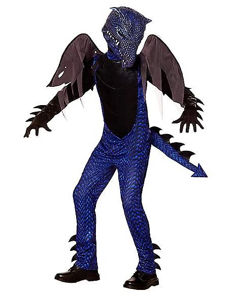 Kids Dark Dragon Costume 1 Kids Dark Dragon Costume