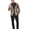 Adult '20s Gold And Black Jacket