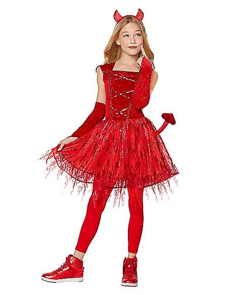 Kids Fiery Devil Costume 1 Kids Fiery Devil Costume