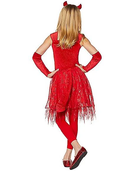 Kids Fiery Devil Costume 2 Kids Fiery Devil Costume - Image 2