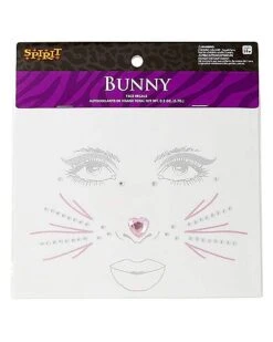 Gemstone Bunny Face Decals -Online Halloween Decoration 01515196 c