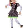 Kids Neon Broken Doll Costume