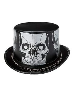 Skeleton Top Hat -Online Halloween Decoration 01531136 c