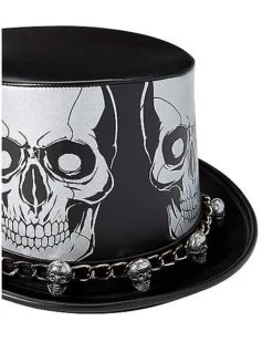 Skeleton Top Hat -Online Halloween Decoration 01531136 d