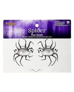 Spider Face Decals -Online Halloween Decoration 01531409 c