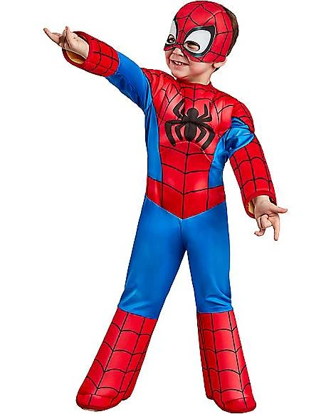 Toddler Peter Parker Costume - Spidey And His Amazing Friends 1 Toddler Peter Parker Costume - Spidey And His Amazing Friends