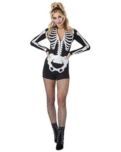 Adult Skeleton Romper
