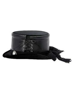 Black Gothic Top Hat -Online Halloween Decoration 01542570 c