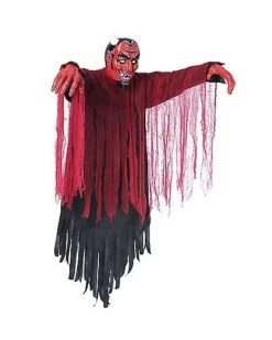 4 Ft Light-Up Hanging Vintage Devil Decoration -Online Halloween Decoration 01546365 d